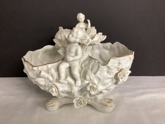 Porcelain Cherub Planter
