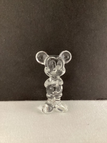 Disney Glass Mickey Mouse Figurine