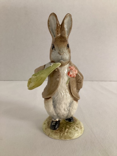 Royal Albert Benjamin Ate a Lettuce Leaf Beatrix Potter Figurine