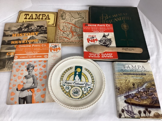 Tampa, Florida Books, Spoon, Plate, and More