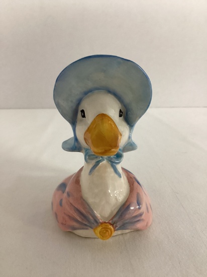 John Beswick Beatrix Potter Jemima Puddle-Duck Character Jug