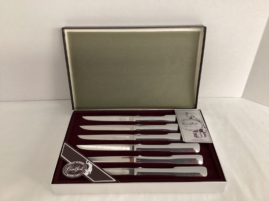 Set of Six Carvel Hall Knives in Box