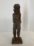 Hand Carved Wooden Watchman Figure