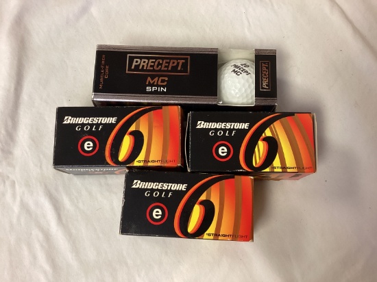 New Bridgestone Precept MC Spin and Straight Flight Golf Balls