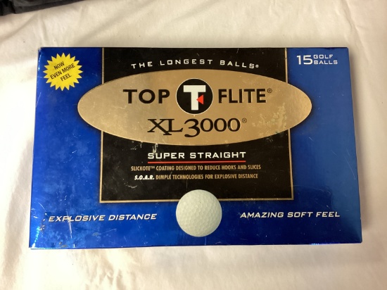 New Top Flite XL3000 Sealed Box of 15 Golf Balls