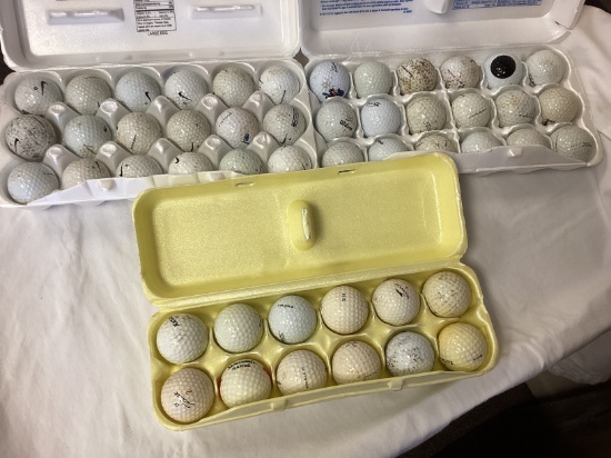 Used Practice Golf Balls