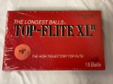 New Spalding Top-Flite XL II Sealed Box of 15 Golf Balls