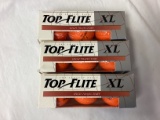 9 New Top Flite XL Orange Golf Balls