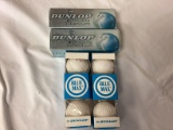 12 New Dunlop Double Titanium and Blue Max Golf Balls