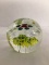 Art Glass Paperweight Marked JG