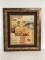 Old World Globe Air Mail Themed Mounted Print in Frame