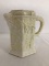 Belleek Vine and Grape Pitcher with Bacchus Face Spout
