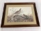 Wm Zimmerman Bobwhite Quail Framed and Matted Print