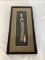 Shadowbox Framed African Woman Figure
