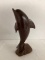 Carved Wood Dolphin