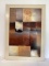 Signed Geometric Print on Board