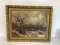 Antique Framed Print on Board