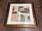 Jane Bellows Leaf Geometric Framed and Matted Print