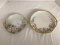 Royal Bavaria and Czechoslovakia Hand Painted Handled Plates