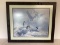 Canada Geese in the Snow Framed and Matted Print