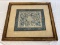Framed and Mounted Asian Needlework