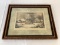 Currier & Ives Winter in the Country Framed and Matted Print