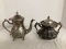 Vintage Silverplated Small Teapot and Jar