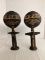 Two Akuaba Doll Fertility Statues