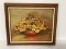 Floral Painting on Canvas Board Signed Donna M. Shields
