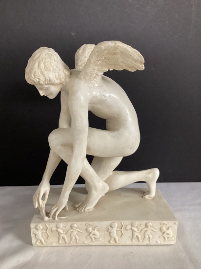 "Cupid Playing with a Butterfly" Reproduction Sculpture