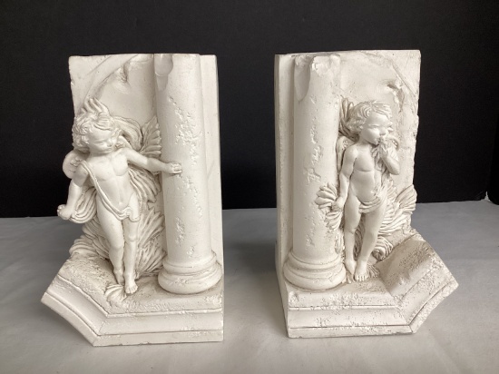 Revival Art Company "Hide and Seek" Cherub Bookends