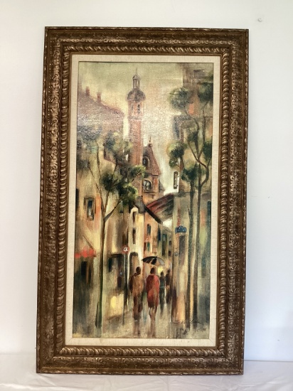 "Rue Amelie" by Silvia Vassileva Framed Print on Board