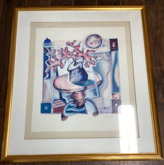 Abstract Still Life Mounted and Framed Print