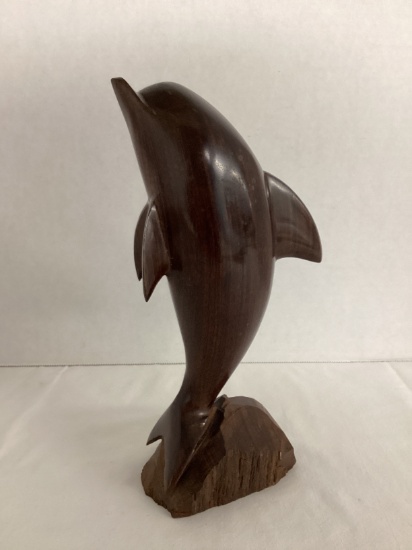 Carved Wood Dolphin