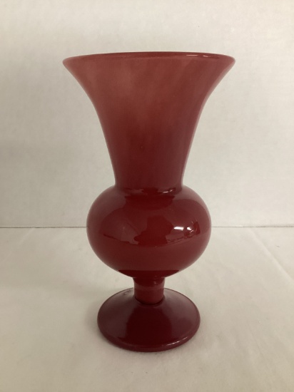 Glass Pedestal Vase