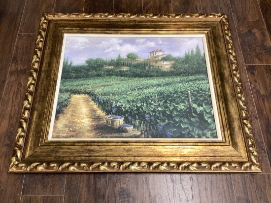 Signed Limited Edition Donny Finley Vineyard Framed Print