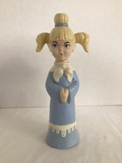 Vintage Ceramic Pigtail Girl