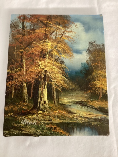 Oil on Canvas Signed Hugh
