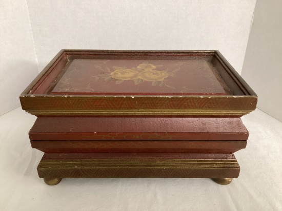 Hinged Wood Box