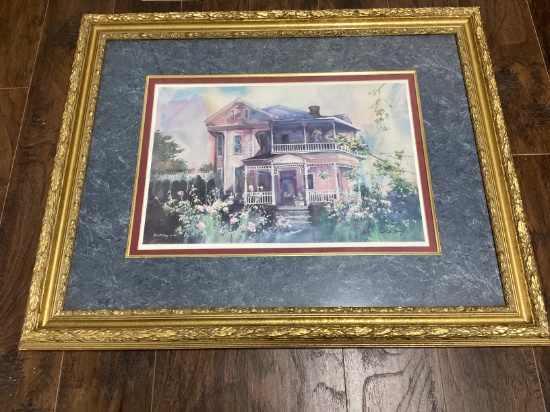 Signed Jack Deloney "Lasting Dignity" Framed and Matted Print