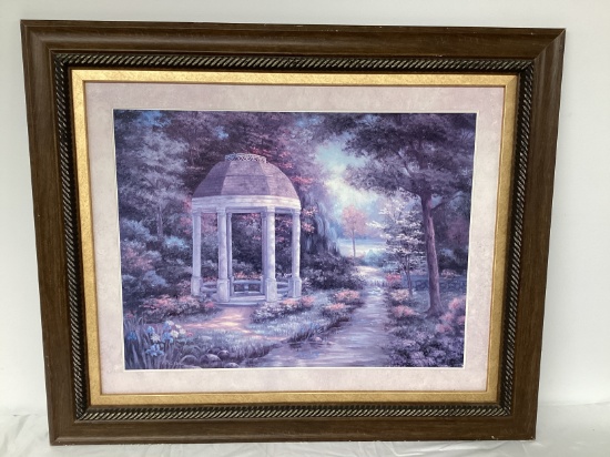 Vivian Flasch Gazebo Print on Board