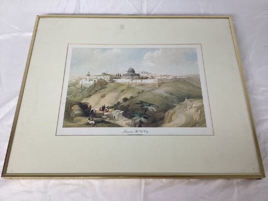 Jerusalem, The Old City Lithograph by David Roberts