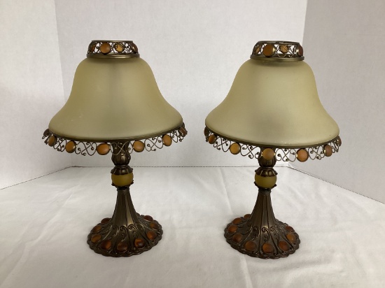 Pair of Candle Lamps