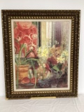 Framed Still Life Print on Board