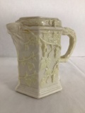 Belleek Vine and Grape Pitcher with Bacchus Face Spout