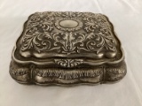 Velvet Lined Silverplated Jewelry Box