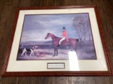 A Gentleman Out Hunting with His Dogs by Francis Calcraft Turner Framed and Matted Print