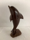 Carved Wood Dolphin
