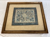 Framed and Mounted Asian Needlework