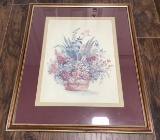 Pencil Signed and Numbered Bertrand Floral Still Life